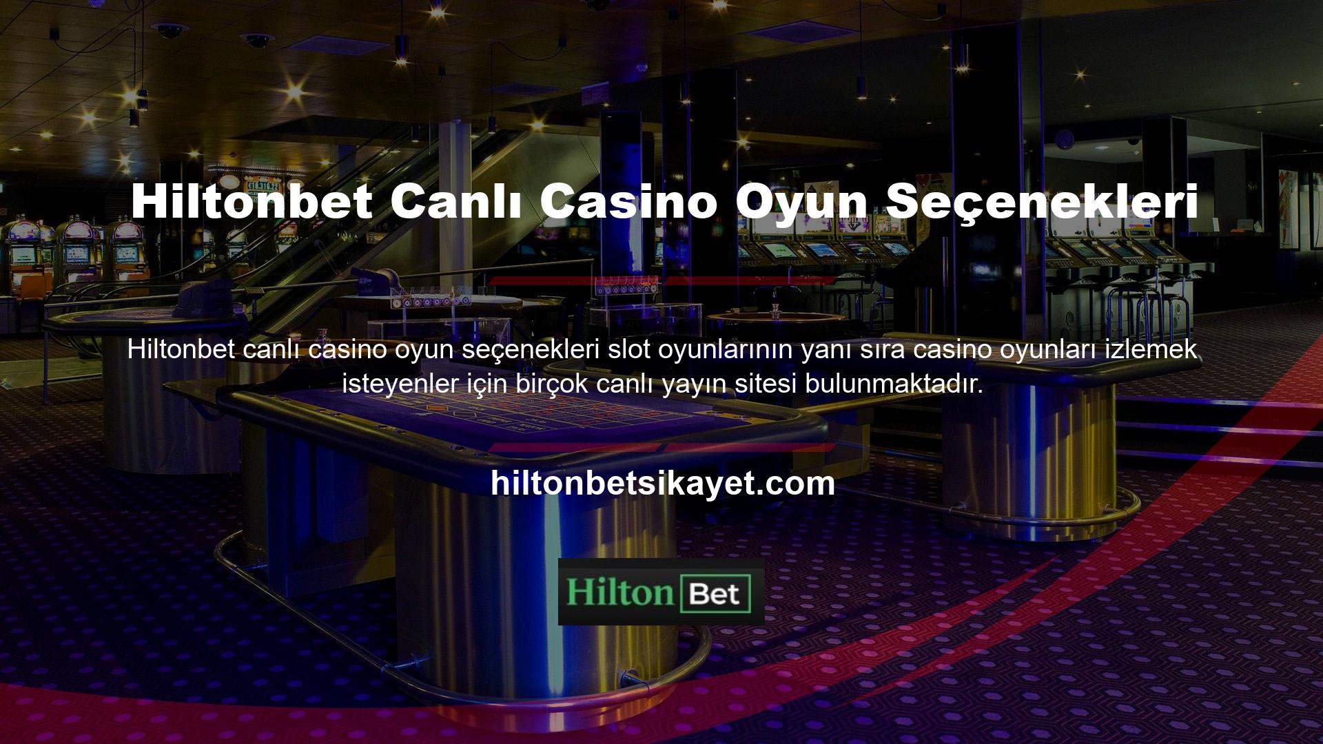 Bireyler ilginç buldukları siteleri keşfetmeyi seçtiklerinde Hiltonbet canlı casino sitesi en popüler çevrimiçi sitelerden biridir