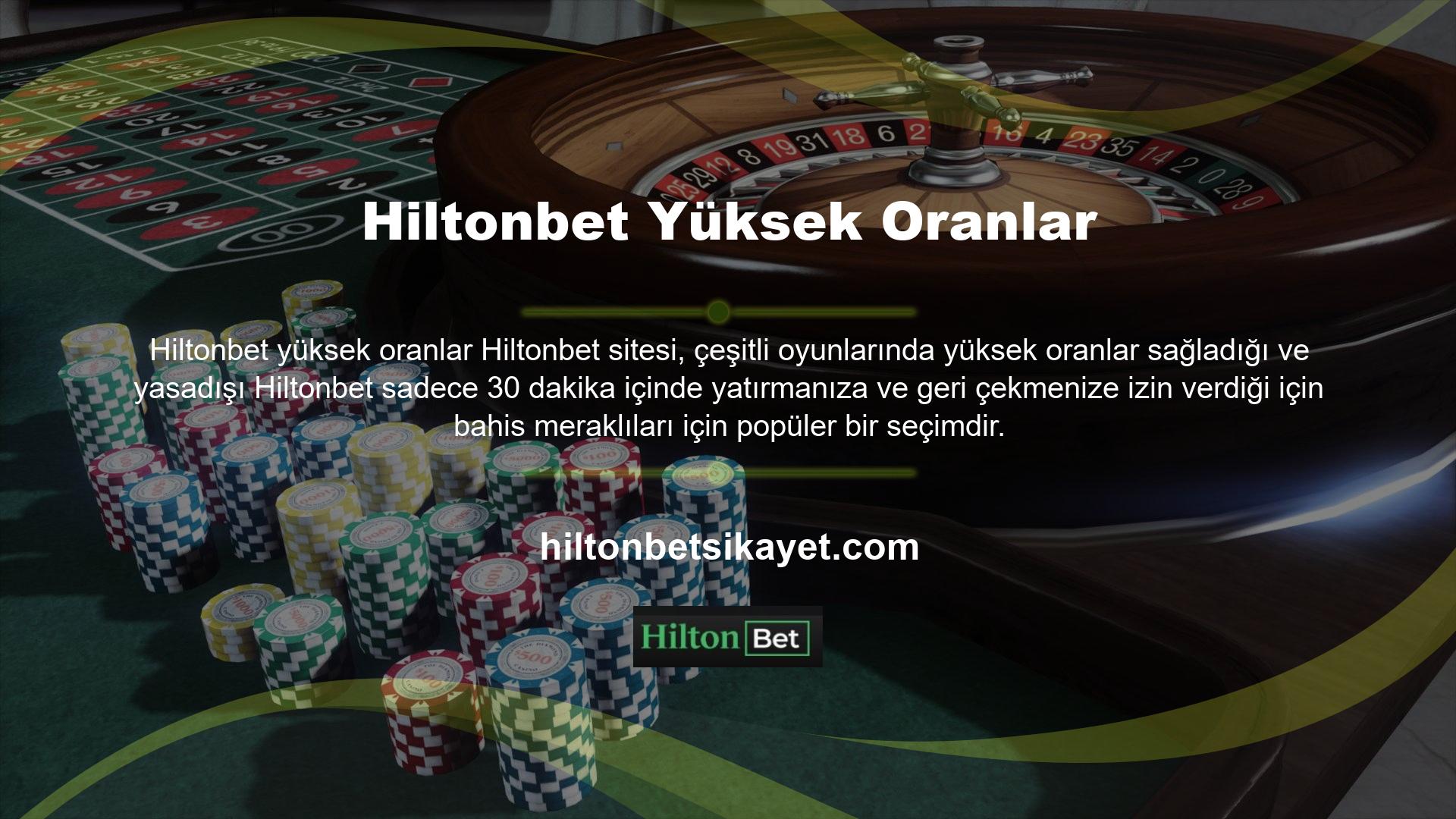 Bir şeyle ilgili yardıma ihtiyacınız varsa, Hiltonbet canlı desteğine giriş yapabilir ve ihtiyacınız olan yardımı alabilirsiniz