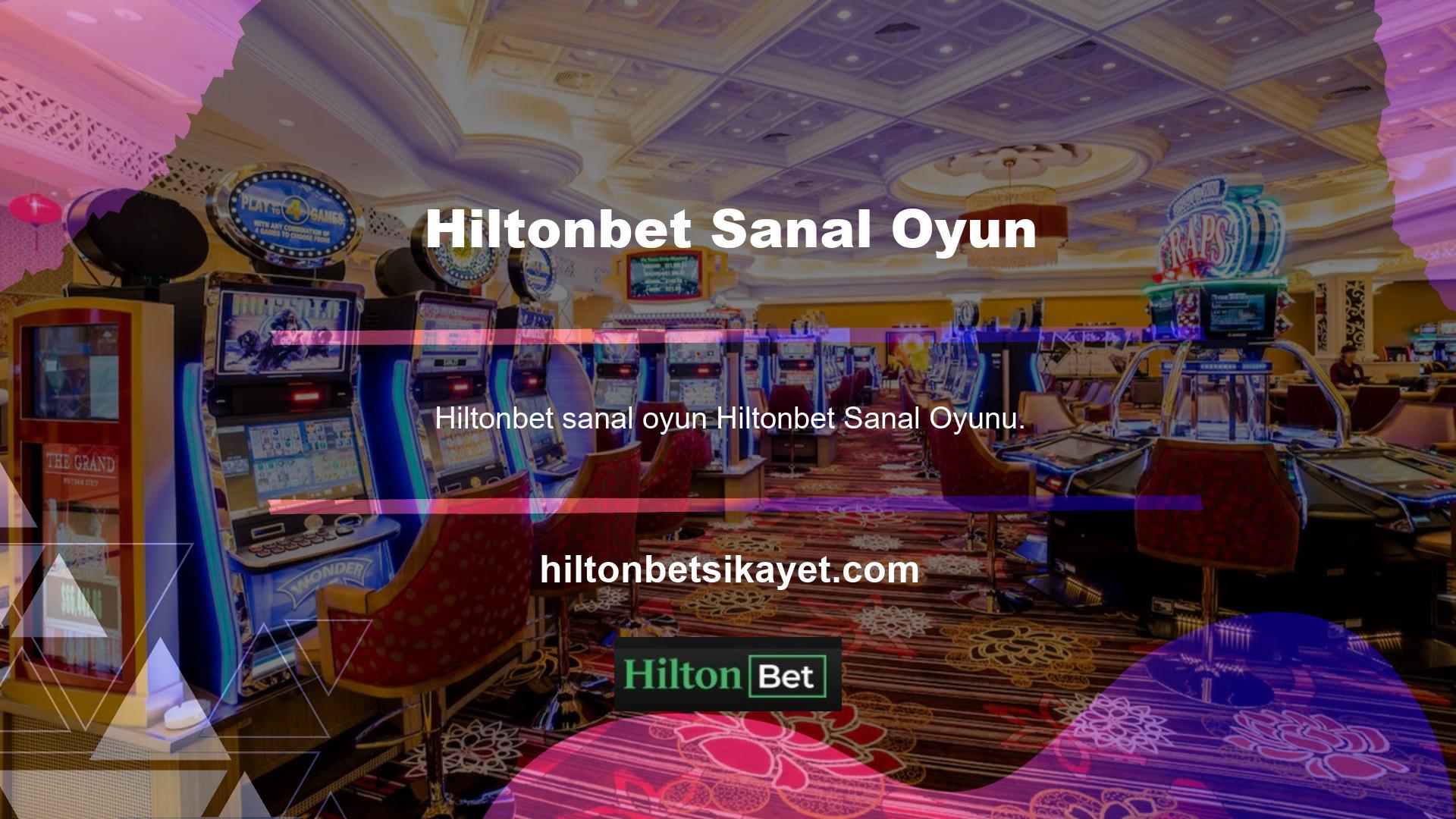 Hiltonbet sanal top oyunu ve şansa dayalı şanslar gibi farklı kurallar vardır